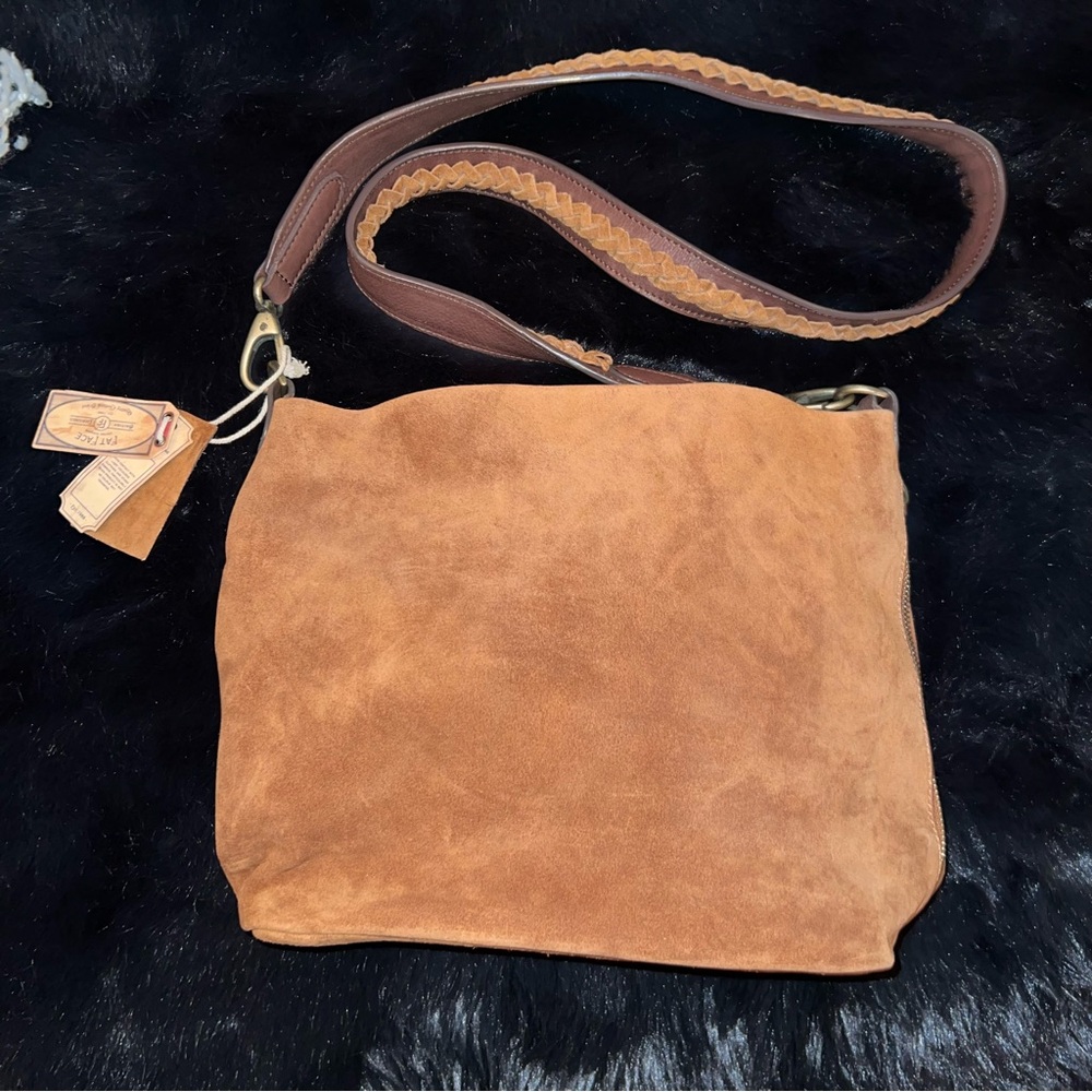 Fat face, leather brown purse, new tags